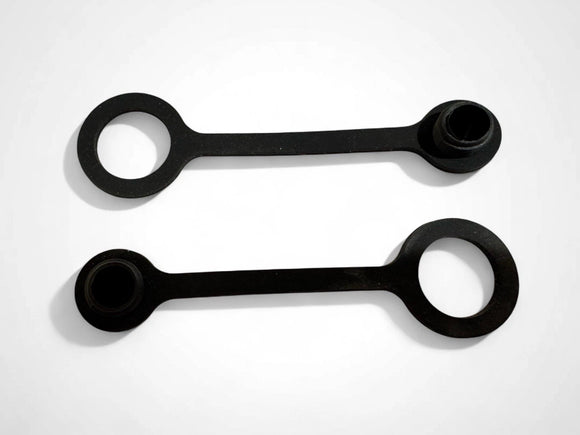 2-Pack OEM Universal Male Test Cock Dust Caps, Fits Irrigation RPZ (Reduced Pressure Zone) Assemblies