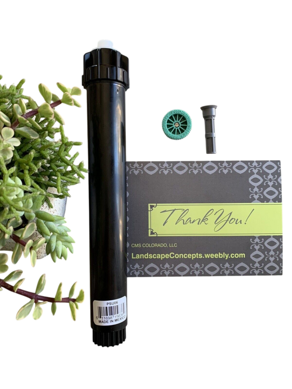 Hunter PS Ultra Spray Body w Nozzle, Select - 4A, 6A, 8A, 10A, 12A, 15A - 0-360