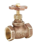 Irrigation 3/4" Gate Threaded Stop Valve for Manifold Drain Sprinkler Box Brass