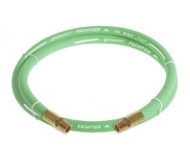 FRONTIER 3/8" x 3' Green EPDM Rubber Air Hose, 250 PSI, 3/8" MNPT X MNPT