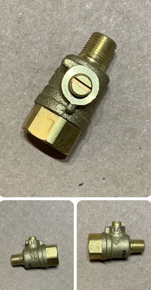 2 Febco 765-1 1" Ball Valve, Non Tapped, Full Port - T Handle PVB W 2 Test Cocks