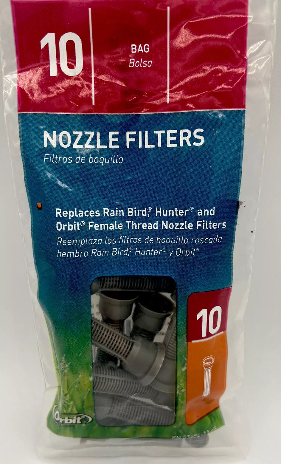 Orbit Nozzle Filters 10-Pack Replaces Female Thread Nozzle Filters New (H2)