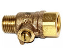 1/4" X 1/4" NPT - Lead Free Brass Test Cock - w/ Slot Backflow Preventer - PVB