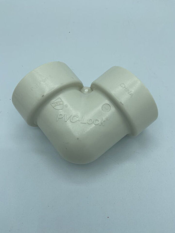 Hydro-Rain PVCL-406-010 - No Glue Needed - PVC-Lock Elbow 1" - Irrigation - KIT