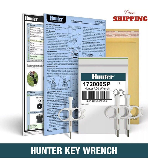 HUNTER HEAD ADJUSTMENT KEY TOOL Wrench Sprinkler Orbit K-Rain PGP Ultra I-20