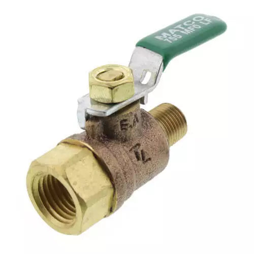 Lead Free 1/8" Male Thread X 1/4" Female Air Test Cock Backflow Febco Wilkins