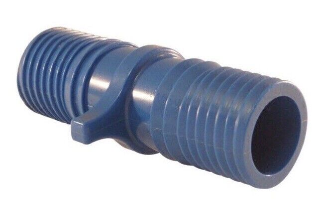 Apollo 1 in. Blue Twister Polypropylene Insert Coupling