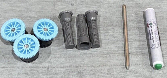 3X Hunter - 6A - 6' Radius Adjustable Arc Nozzle 3-Pack Pro Series 6 feet 0-360