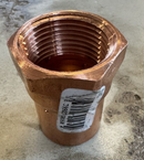 3 Pack 1 in. Sweat x FPT (NPT) Lead Free Pipe Adapter 1" Copper - Pro Fitting-3