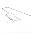 Galvanized 6 in Landscape Staples Sturdy Garden Stakes Weed Barrier Fabric Pins-3