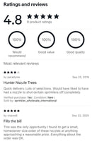 Hunter 782900 Nozzle Rack PGP Ultra I20 Ultra Blue Pack Low Angle Standard OEM-4