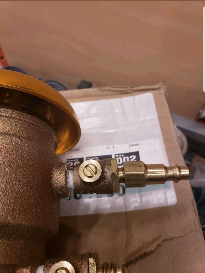 Backflow Preventer Test Cock Winterize Blowout Air Fitting Febco 765 Blue Heron