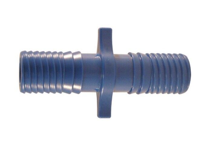 3 Pack Apollo 3/4 in. Blue Twister Polypropylene PVC Insert Barb Coupling Poly - 0