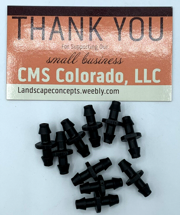 3-Packs of 10 Tempo 1/4" x 1/8" Reducing Barb Adapter (30 total) Drip Irrigation