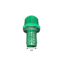 3/4" Barb x 1" MNPT PVC Insert Reducer Adapter Fitting for Poly Irrigation Sprinkler Pipe Green-3