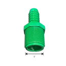 3/4" Barb x 1" MNPT PVC Insert Reducer Adapter Fitting for Poly Irrigation Sprinkler Pipe Green-4
