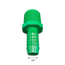1/2" Barb x 3/4" MNPT PVC Insert Reducer Adapter Fitting for Poly Irrigation Sprinkler Pipe Green-3